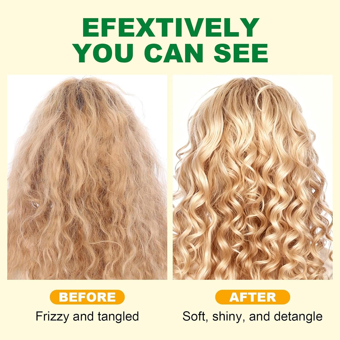 Wig Shampoo for Human & Synthetic Wigs - Detangle, Hydrate & Add Volume | Anti-Frizz Formula for Easy Combing
