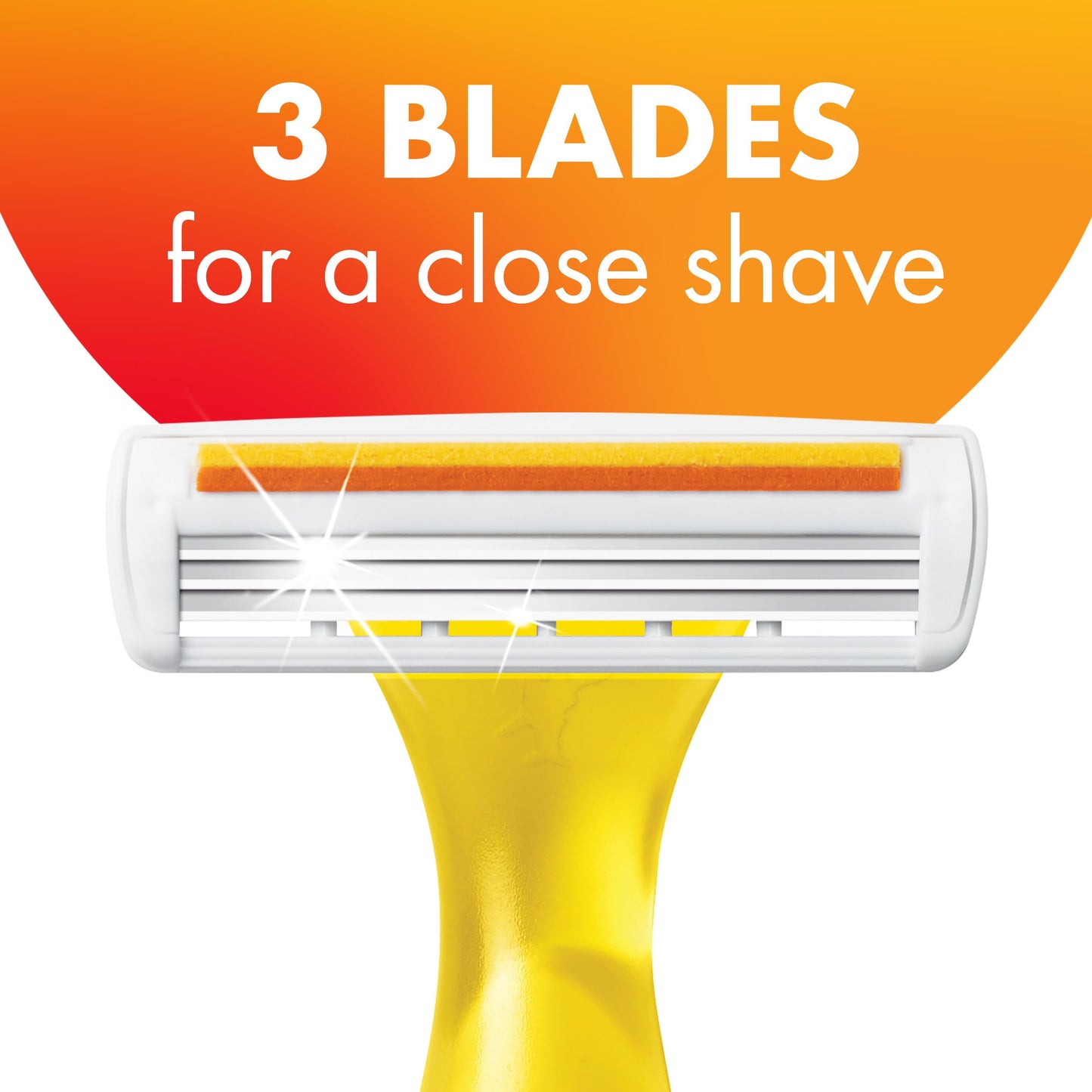 BIC Soleil Smooth Women's Disposable Razors, 3 Blades With Moisture Strip For a Silky Smooth Shave, 4 Count (Pack of 6) (24 Razors)