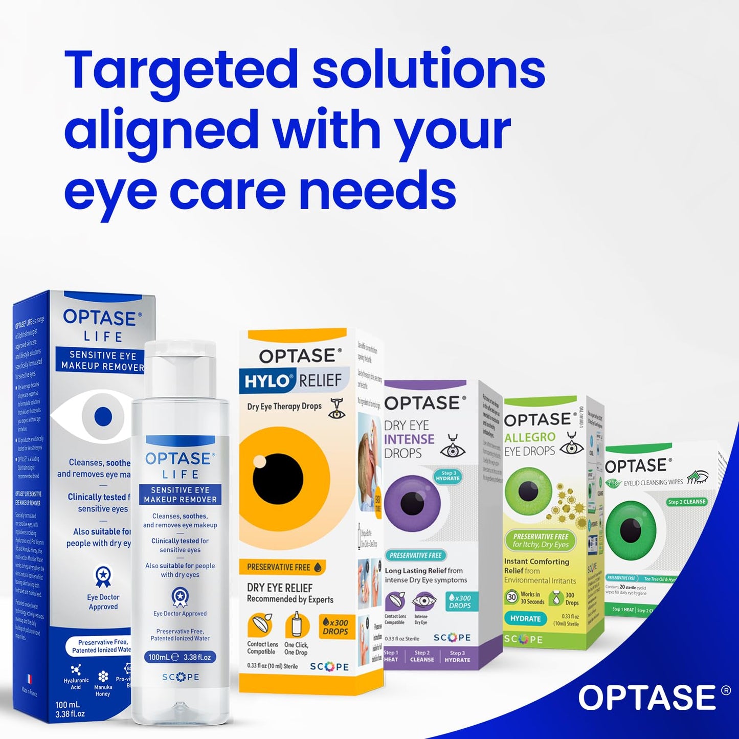 OPTASE® Life Sensitive Eye Makeup Remover, 100 ml