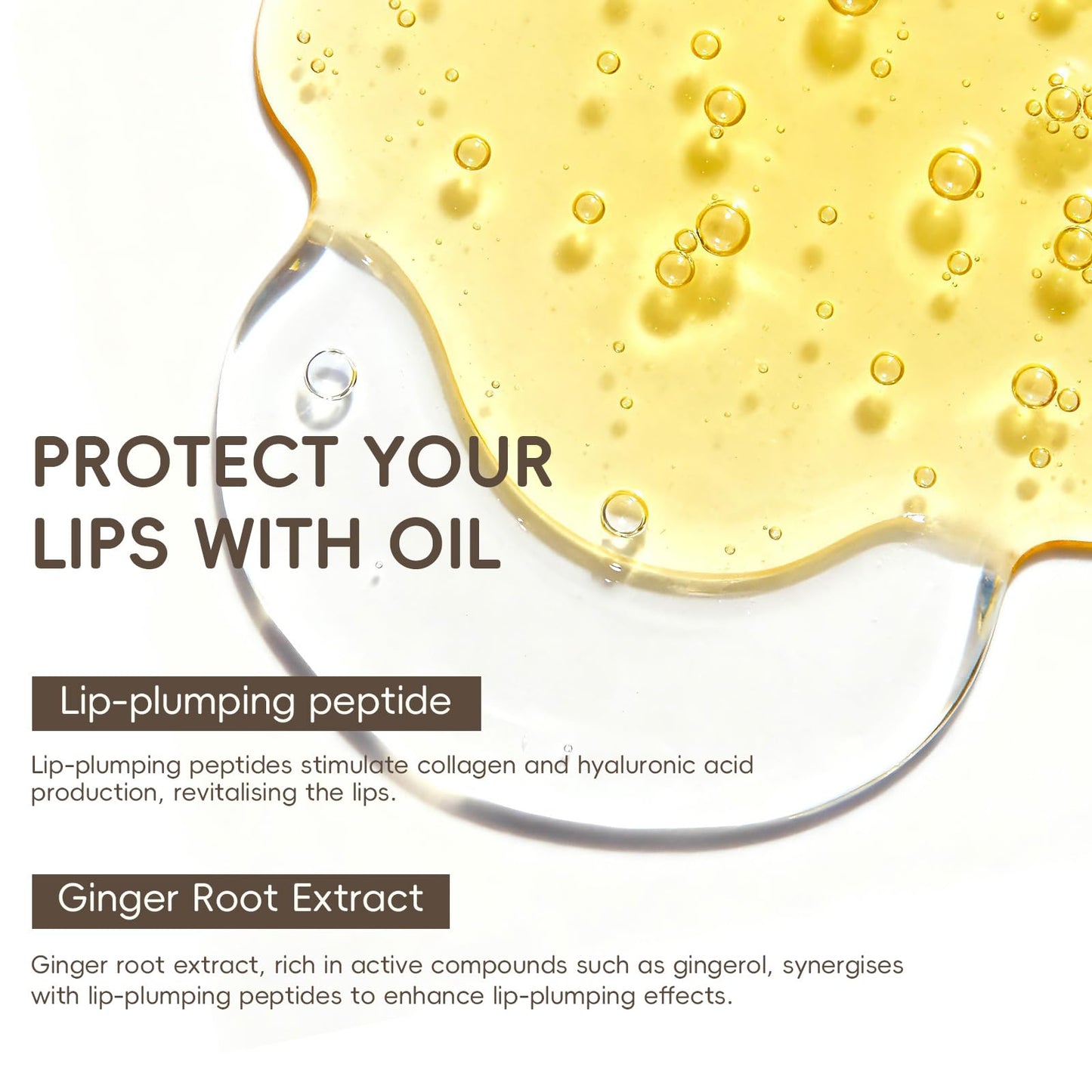 KISSIO PLUMP Lip Plumper,0.3 fl oz (9 ml),Maximum Plump with Ginger and Peptides,Extreme Lip Plumper,Hydrating and Plumping,Lips Line Care,Lips Gloss,Master