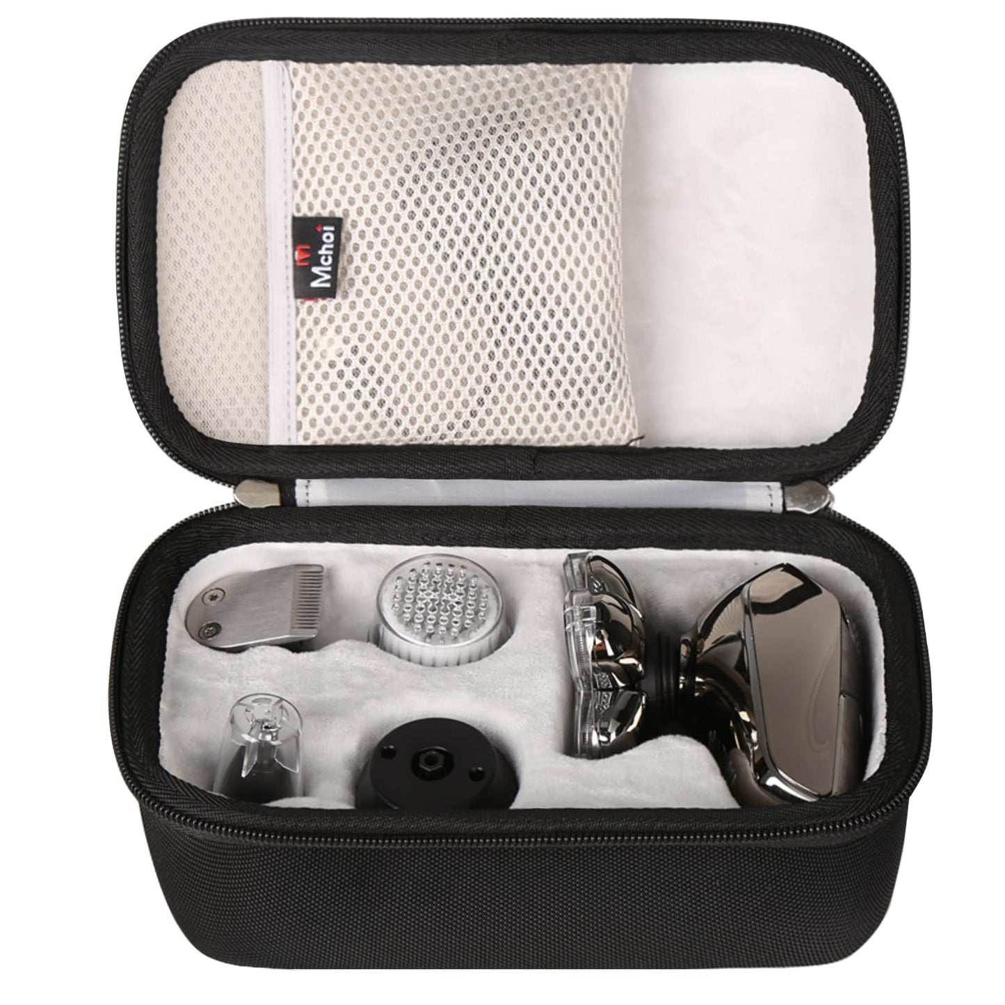 Mchoi Travel Case Suitable for AidallsWellup Men’s 5-in-1 /FlexSeries Electric Head & Body Hair Shaver, Travel Protective Shaver Carrying Case Only