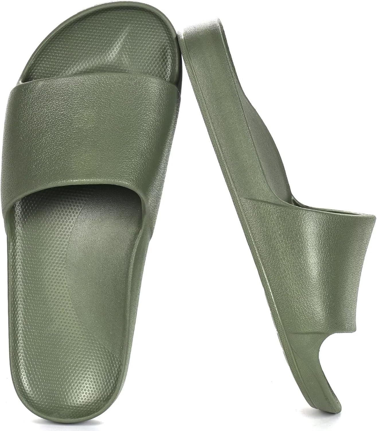 Arch Support Slides - Comfortable Recovery Sandals for Men & Women | Soft Summer Beach Slippers