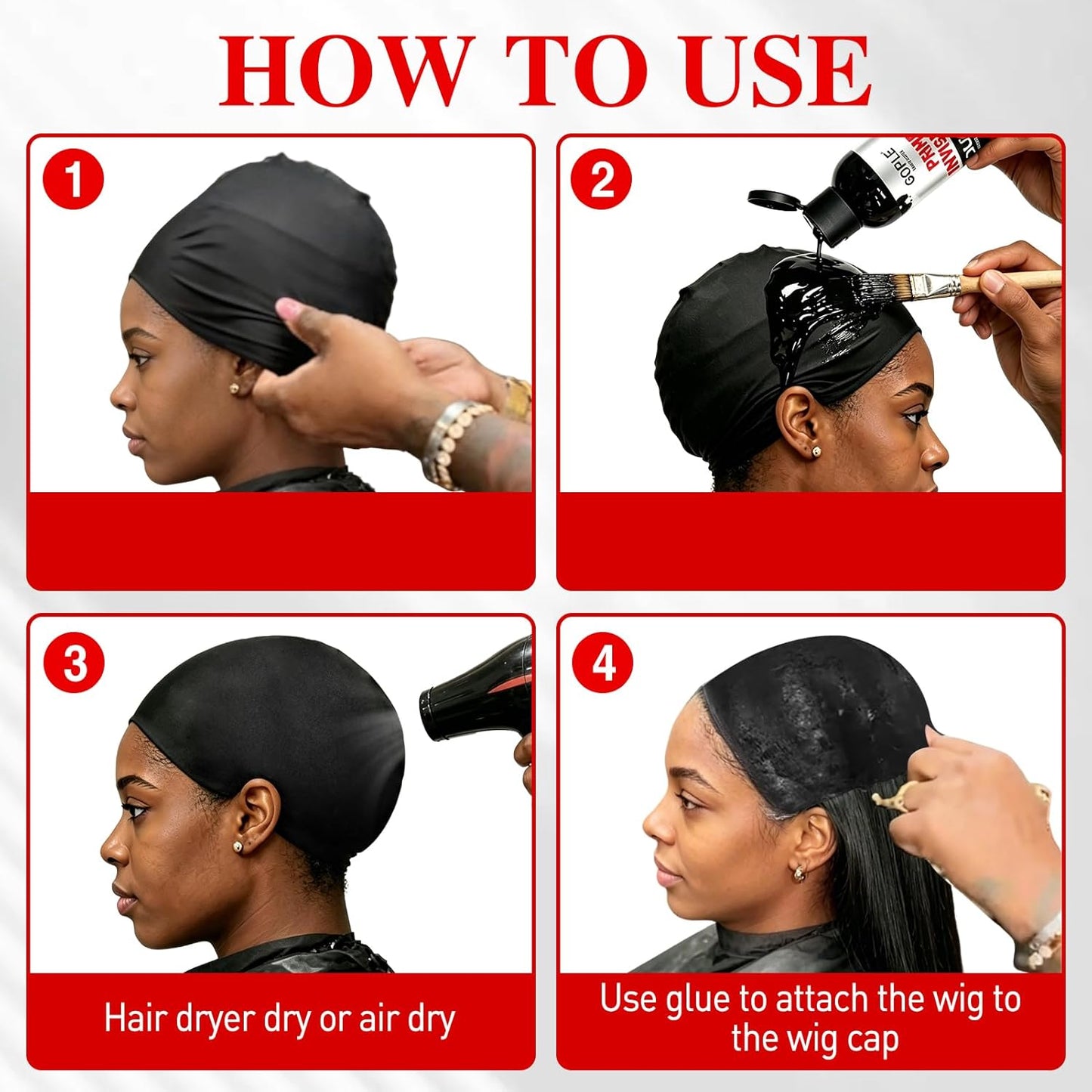 Weave Bond Hair Protector - Quick Dry Liquid Cap for Hair & Scalp | Breathable, Lightweight, 6 fl oz