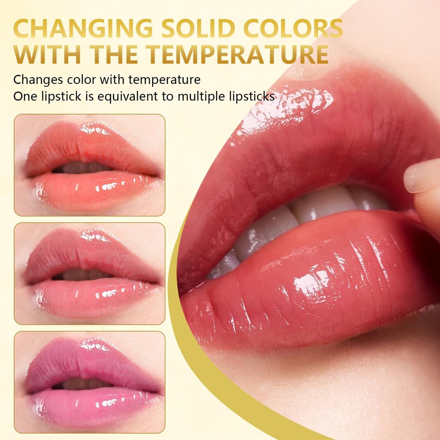 True Tone pH Adjusting Lipstick - 2PCS Color-Changing Moisturizing Lip Balm | Long-Lasting, Non-Sticky Formula