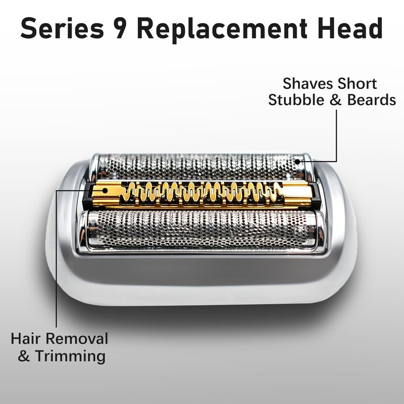 S9 94M Shaver Head for Braun Series 9 & Series 9 Pro, Replacement Foil & Cutter Blade for Braun Electric Razor 9290cc, 9291cc, 9370cc, 9376cc, 9293s, 9260s, 9295cc, 9385cc ect and More