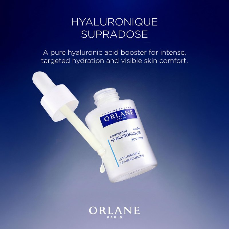 Orlane – Hyaluronique Supradose Serum, 1.0 fl oz, Concentrated Hyaluronic Acid Treatment, Deep Hydration & Plumping, Restores Elasticity, Silky Fast-Absorbing Formula for Smooth, Supple Skin