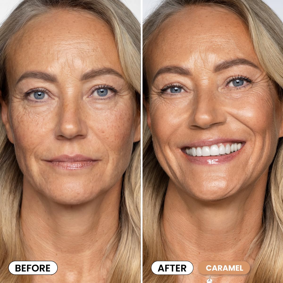 Prime Prometics Perfecting Concealer Pencil for Mature Women – Covers Dark Circles, Age Spots & Redness – Medium-to-High Coverage – 12-Hour Waterproof Wear – Self-Setting & Crease-Free (Caramel)