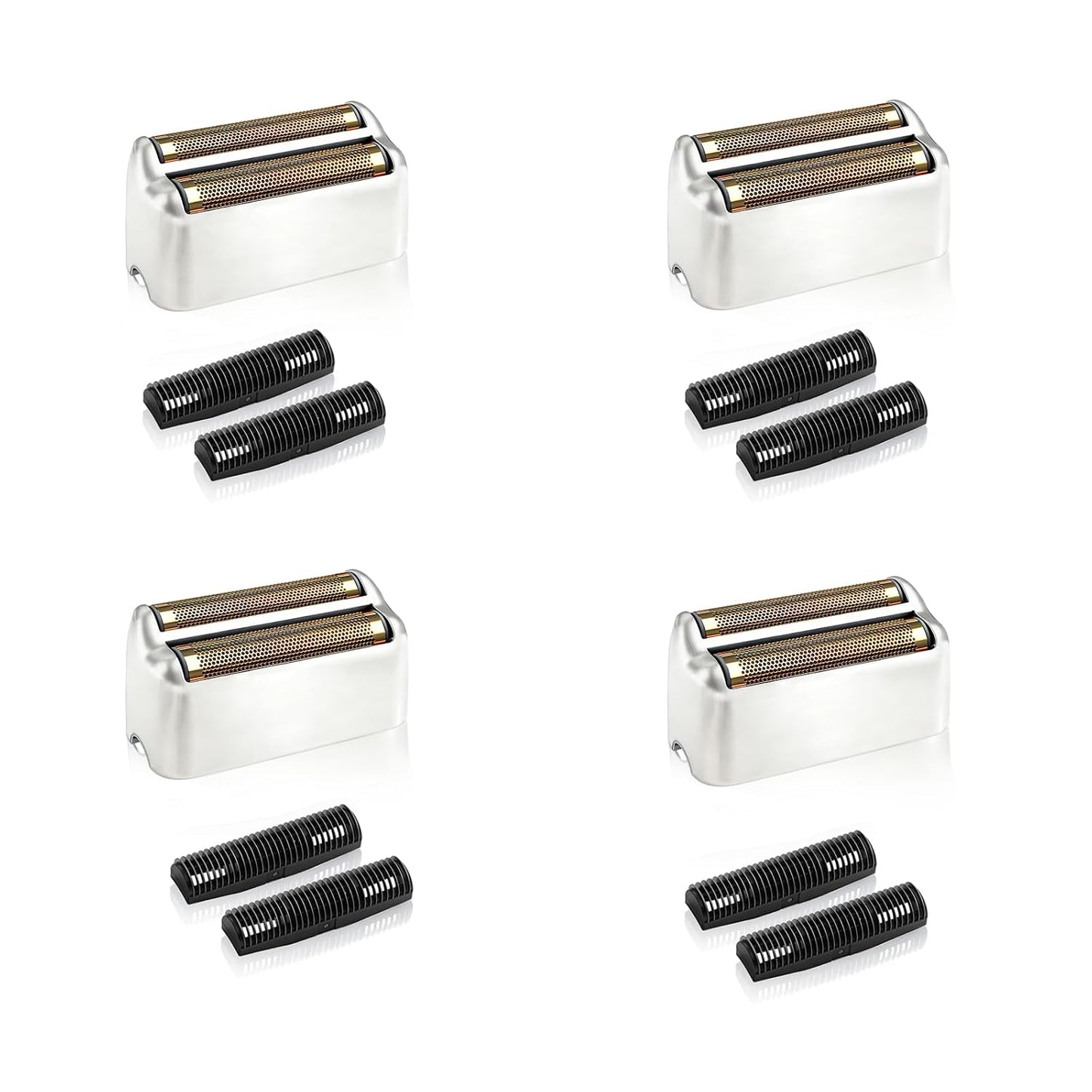 Shaver Replacement Foil & Cutters - Compatible with BaBylissPRO Double FXFS2 | Black 3 Pack