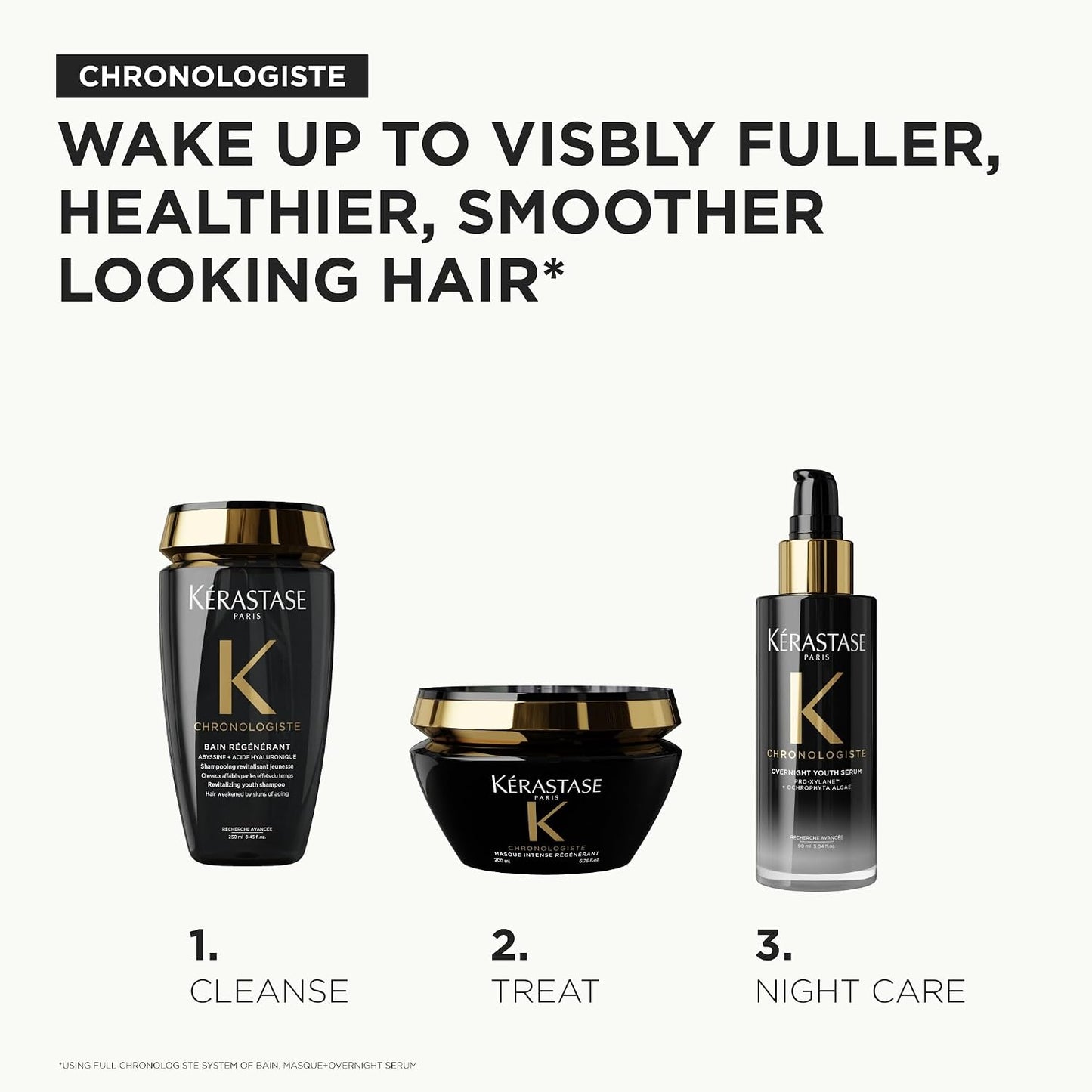 Kérastase Chronologiste Revitalizing Youth Hair Mask - Hydrating, Smoothing & Detangling Treatment with Hyaluronic Acid | 200ml