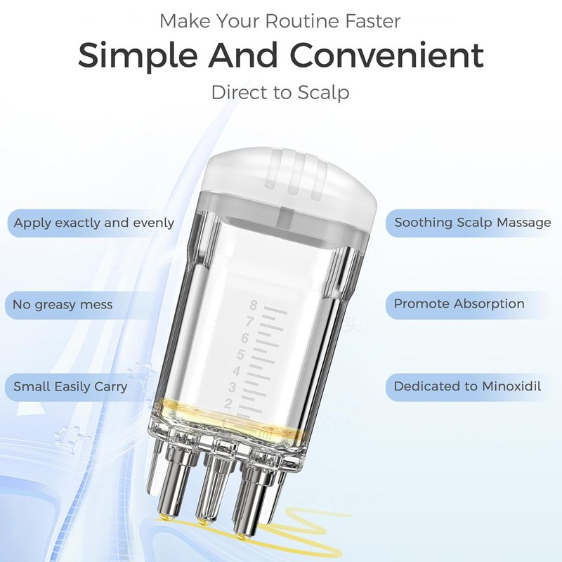 Minoxidil Applicator Comb - 2 PCS Scalp Massage Tool for Hair Growth Serum | Easy Application