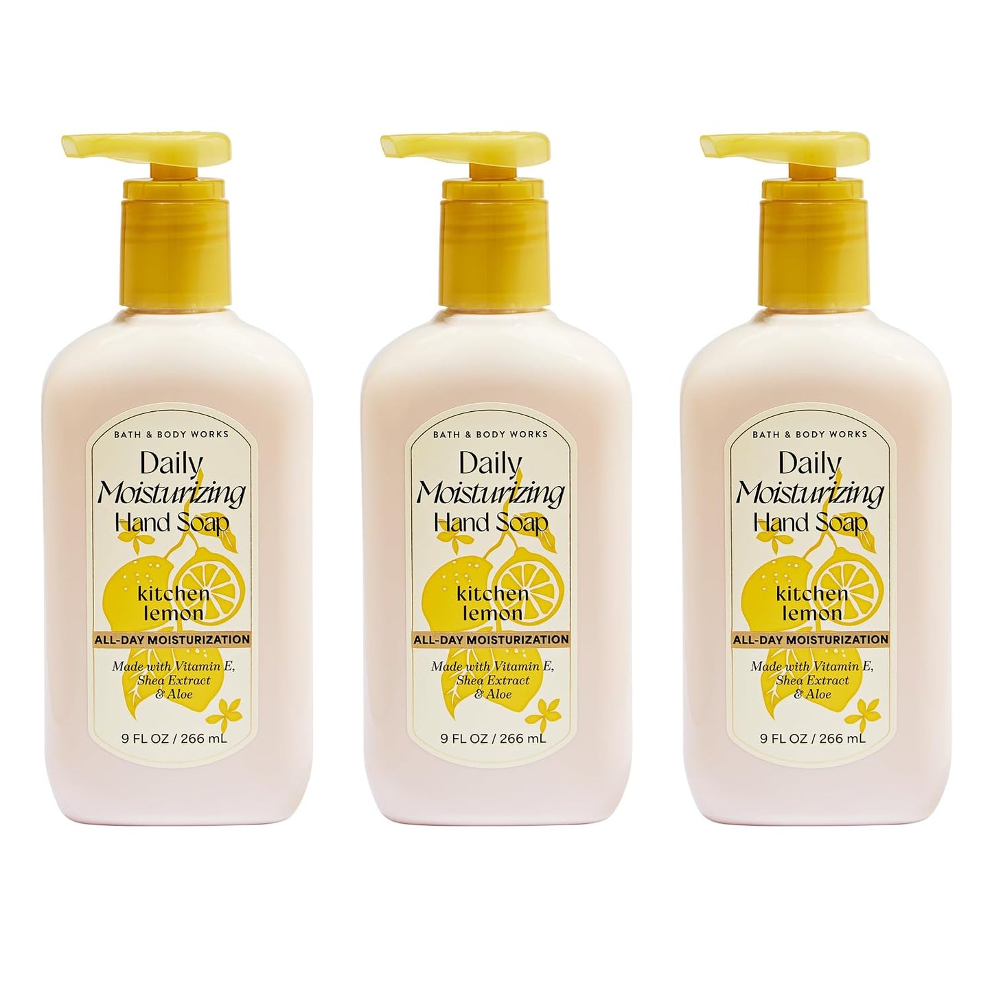Cozy Vanilla Almond Hand Soap - Moisturizing Formula with Shea & Aloe | 3-Pack