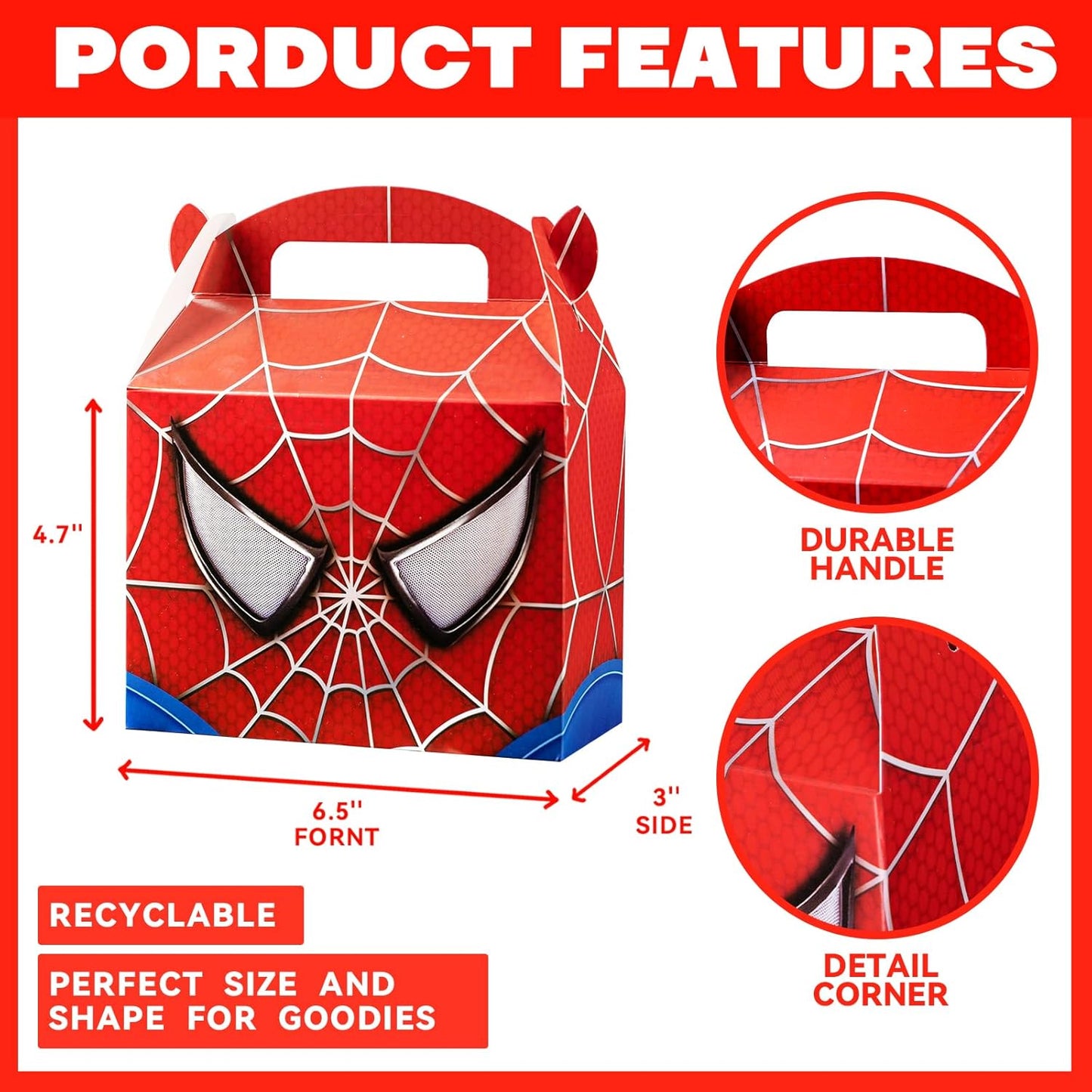 Spidey Party Favors - 110 Pcs Spider-Man Themed Supplies | Straws, Pins, Key Chains, Masks & More