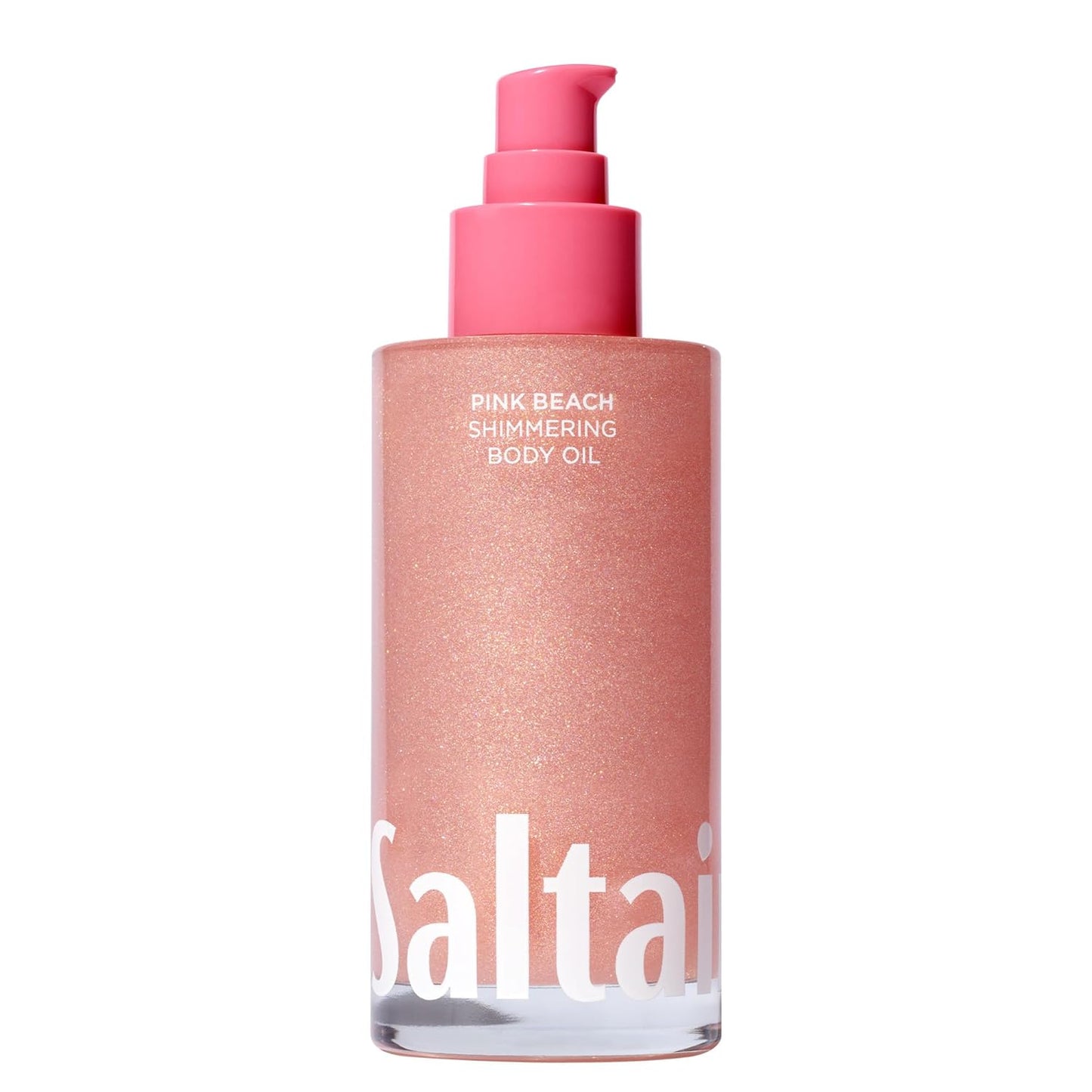Shimmering Body Oil - Santal Bloom Scented Moisturizer with Light-Reflecting Pearls | 4 Fl Oz