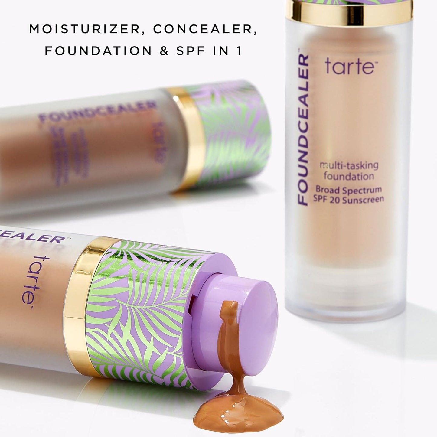 Tarte Babassu Foundcealer Dewy Foundation - Vegan SPF 20 Makeup with Buildable Coverage | Radiant Finish