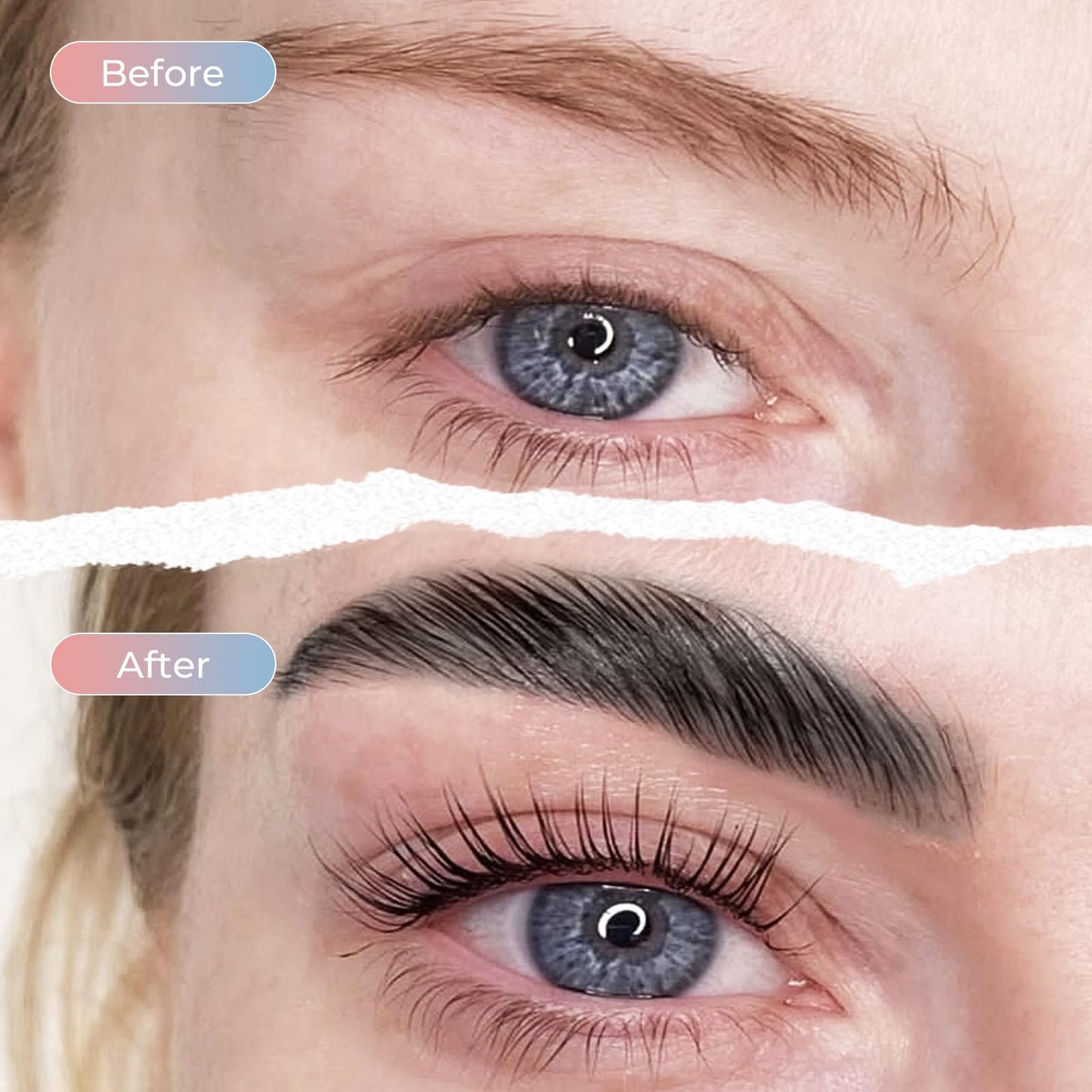 PERMANIA Lash Lift and Black Kit, Full Tube Design Brow Lamination Kit Salon Grade Instant Curling & Coloring With Detailed Instruction 10ml
