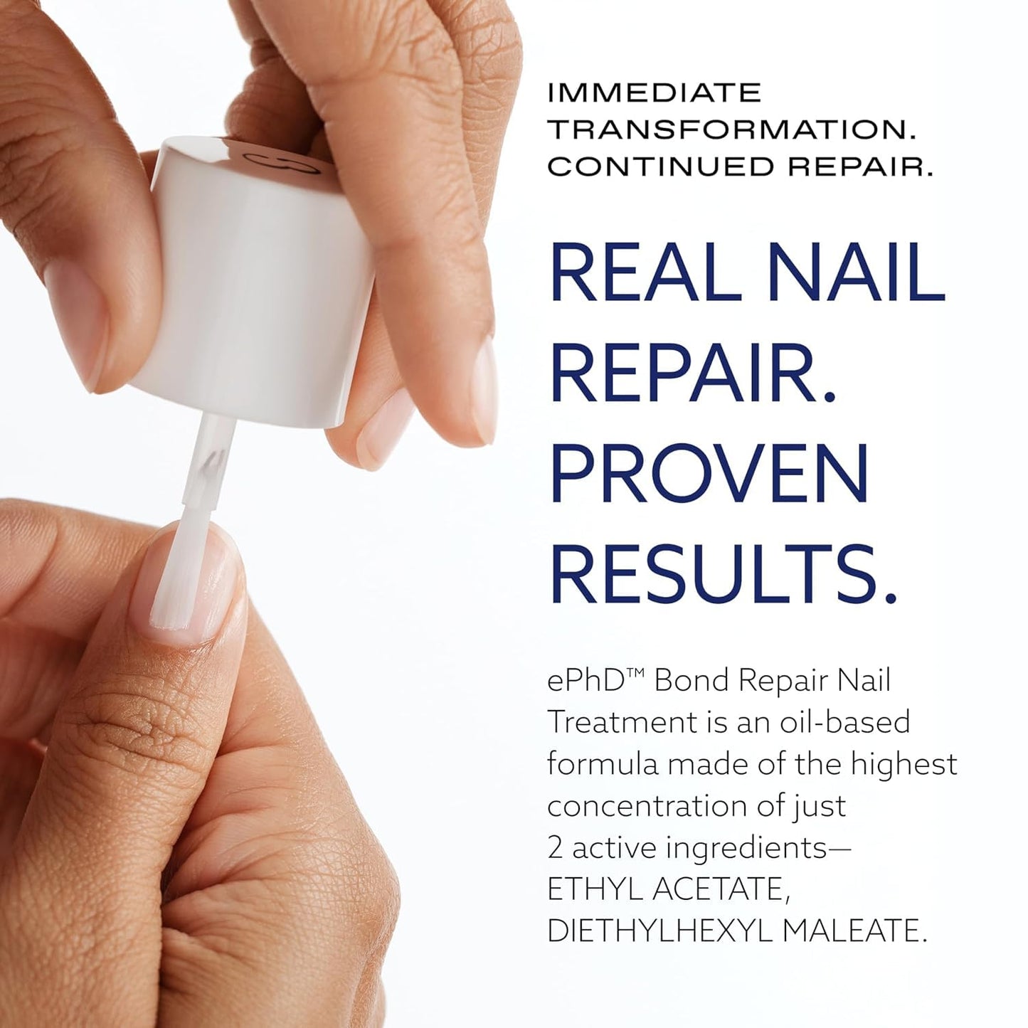 Bond Repair Nail Treatment - Strengthens & Restores Brittle Nails | Ideal for Damaged & Post-Gel Nails