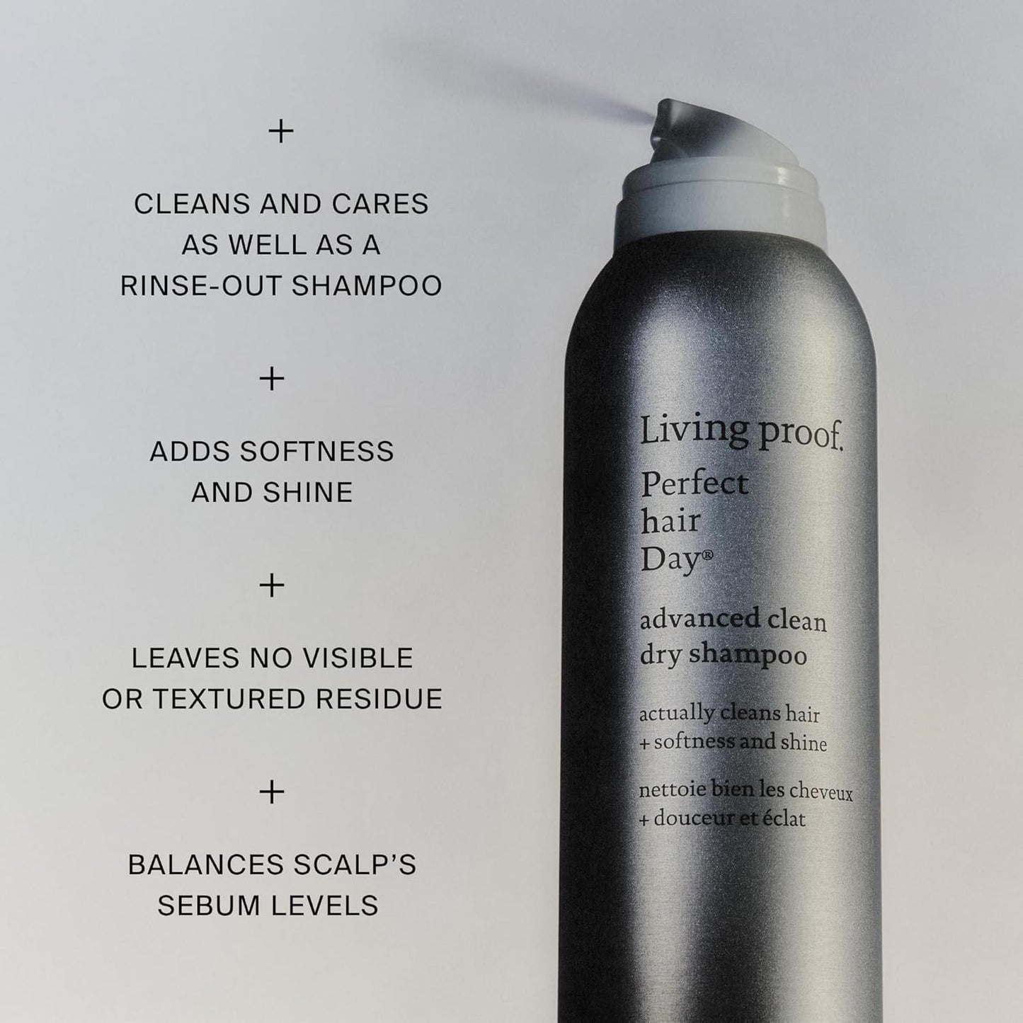 Living proof Dry Shampoo, Perfect hair Day Advanced Clean, Dry Shampoo for Women and Men, 2.4 oz