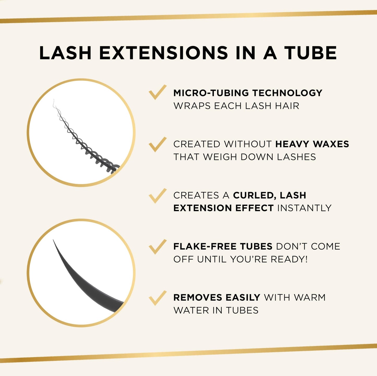 tarte tartelette XL tubing mascara – Lash Extensions in a Tube with Peptide, Extra-Bold Buildable Length & Volume, Smudge-Proof Longwear, Easy-to-Remove, Vegan & Cruelty-Free, travel size, black
