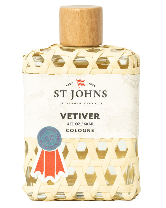 St Johns Classic Vetiver Fresh Cologne Scent | Sophisticated Men's Fragrance (4 oz)