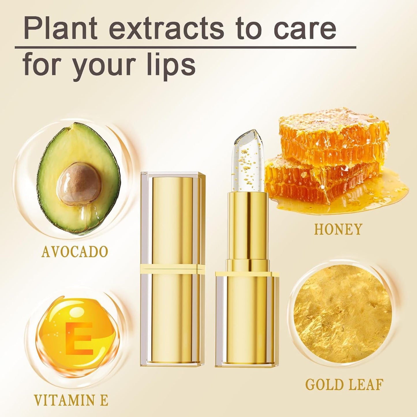 Color Changing Lipstick for Older Women, Ph Adjusting Clear Lip Gloss, Transferproof Color Lipstick Long-Lasting Hydration Without Stripping, Keeping Makeup In Place for Up To 8+ Hours