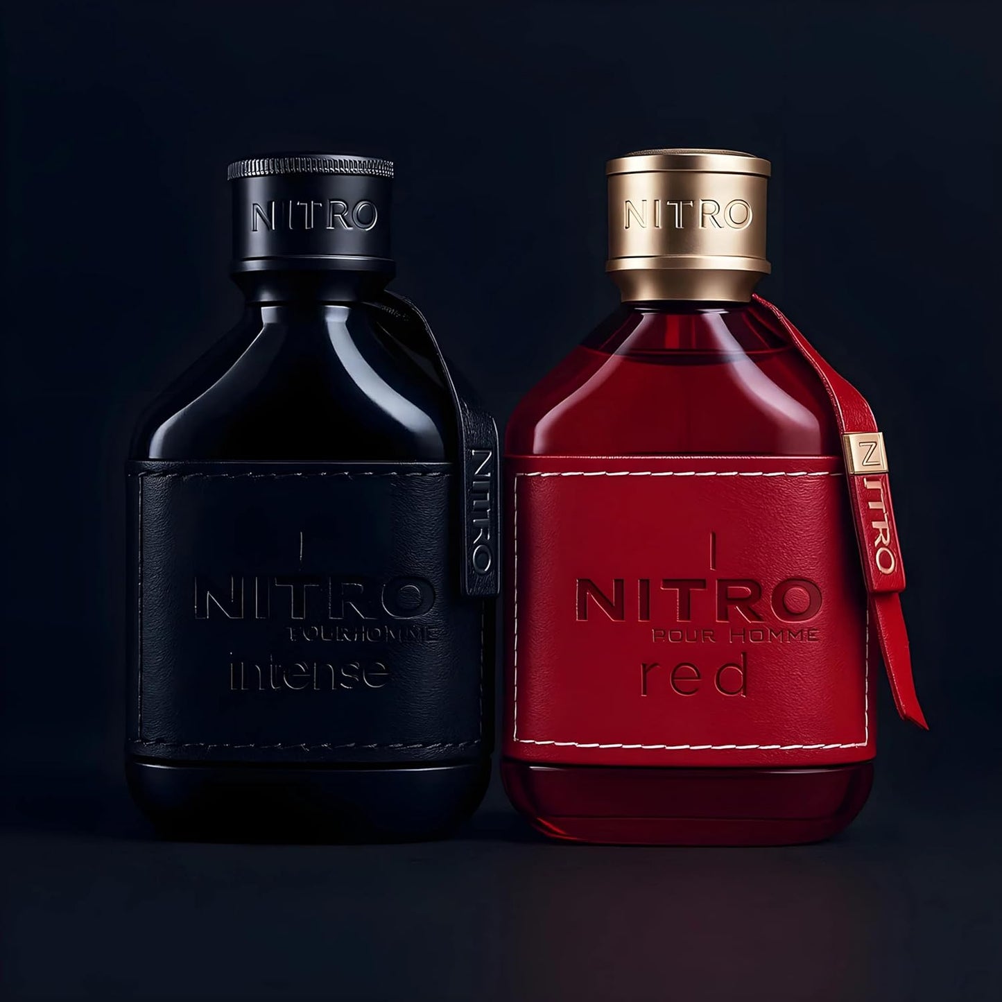 Dumont Nitro Intense & Nitro Red Eau de Parfum Set - 3.45 fl oz Each | 2-Piece Fragrance Combo