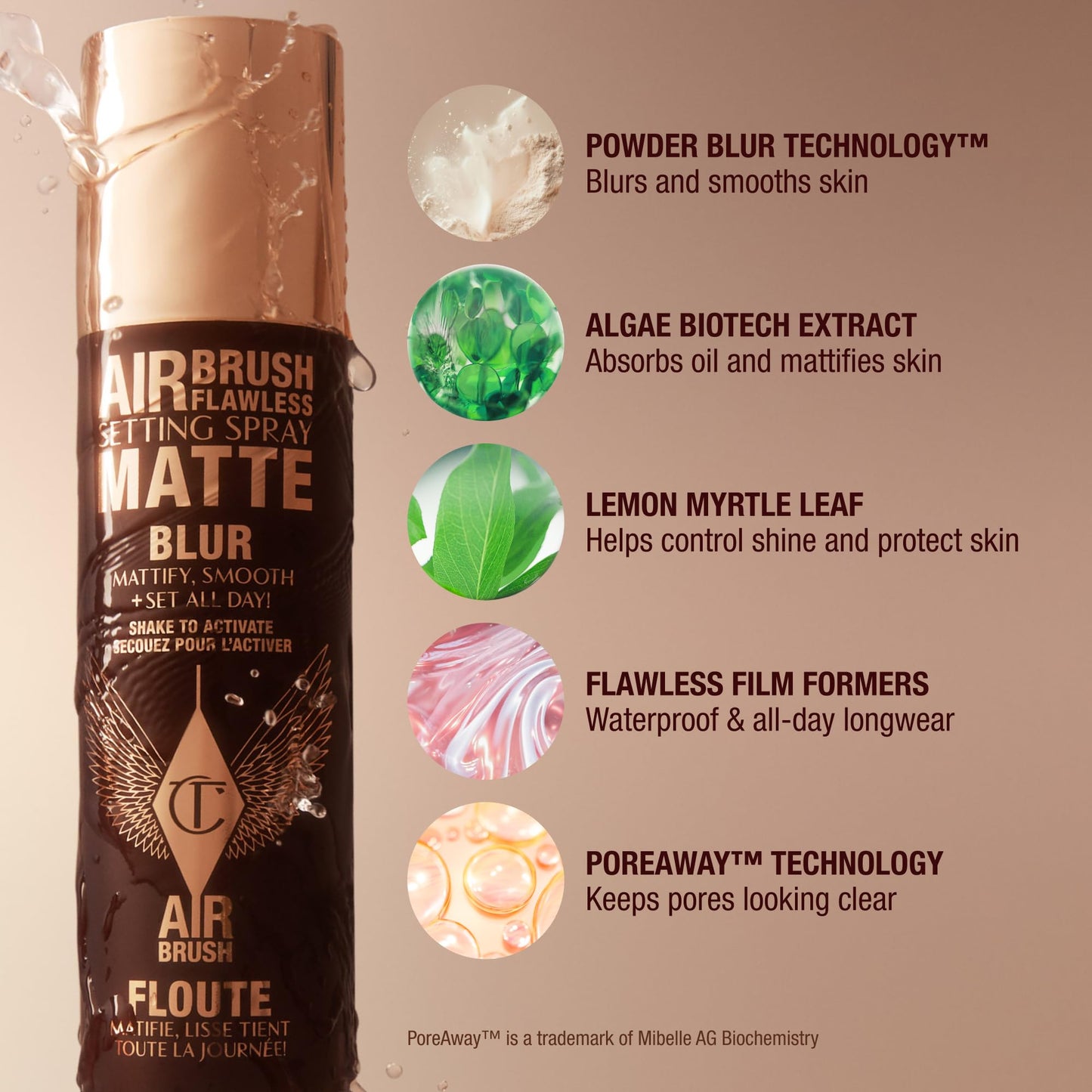Charlotte Tilbury Airbrush Flawless Setting Spray - Hydrating & Waterproof