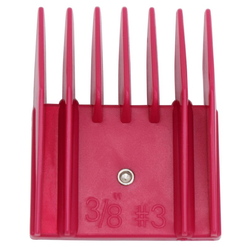 Professional A5 Style Animal Hair Clipper Attachment Guard Guide Cutting Combs 76926-900, Compatible with Oster Classic 76 A5 Andis AG BG Wahl KM Pet Groomers (Magenta, #3-3/8")