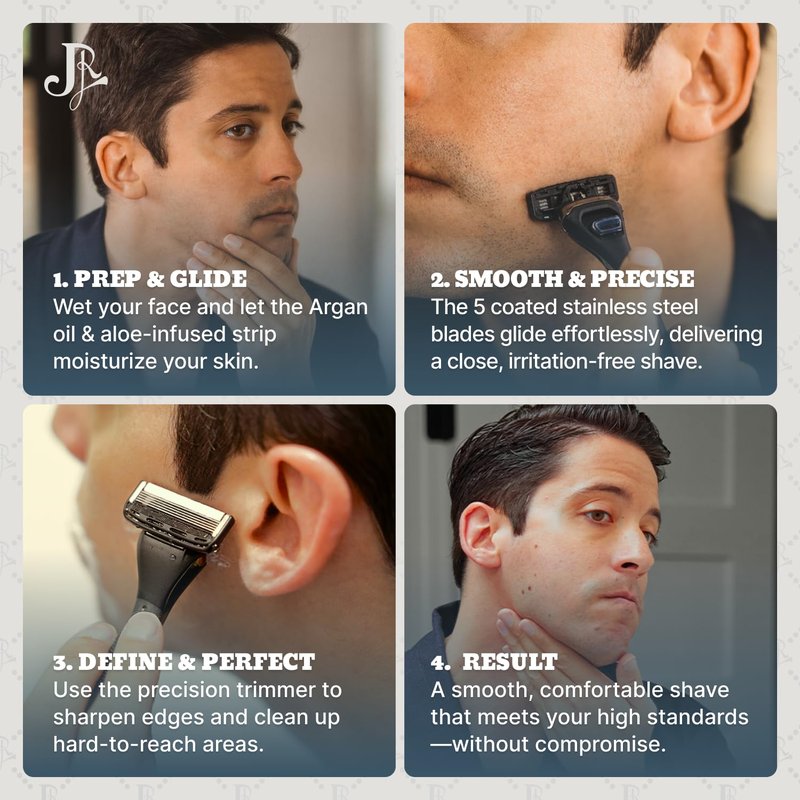 Jeremy’s Razors 5-Blade Precision 5 Razor for Men
