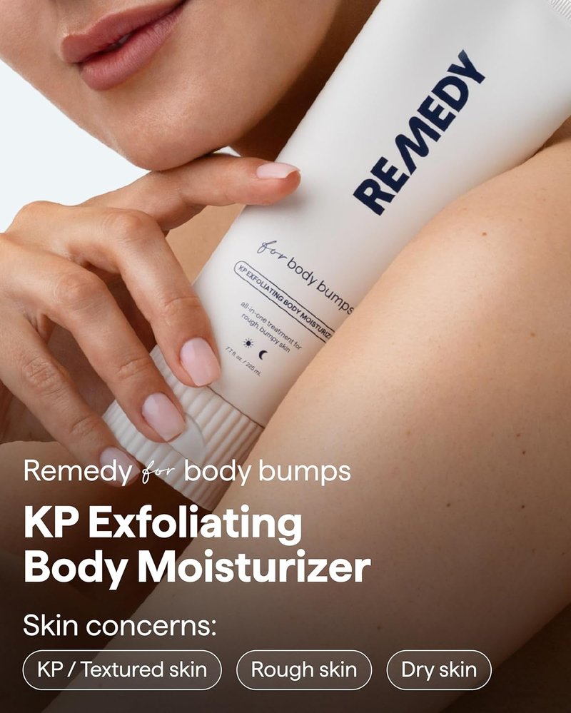 Remedy KP Body Moisturizer - Keratosis Pilaris Treatment with Retinol & Urea | Exfoliating Lotion, 7.7 fl oz
