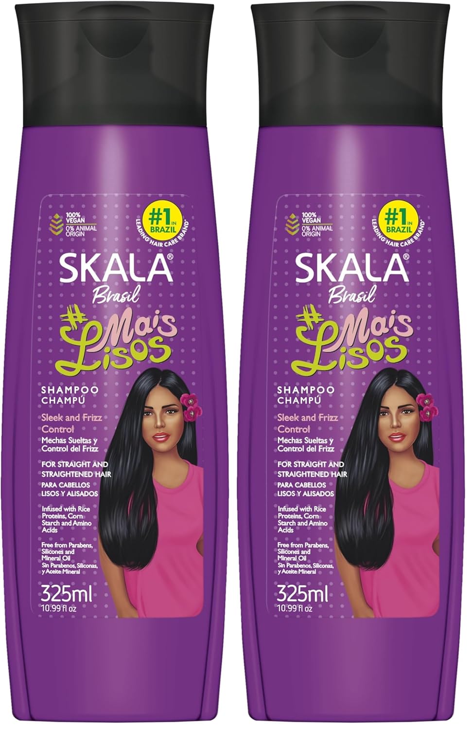 SKALA #Mais Lisos Shampoo - Vegan Frizz Control & Hydration | 325 mL