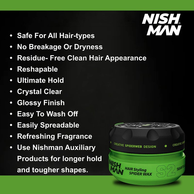 Nishman Hair Styling Spider Wax S2 150 ml Spider Wax 1
