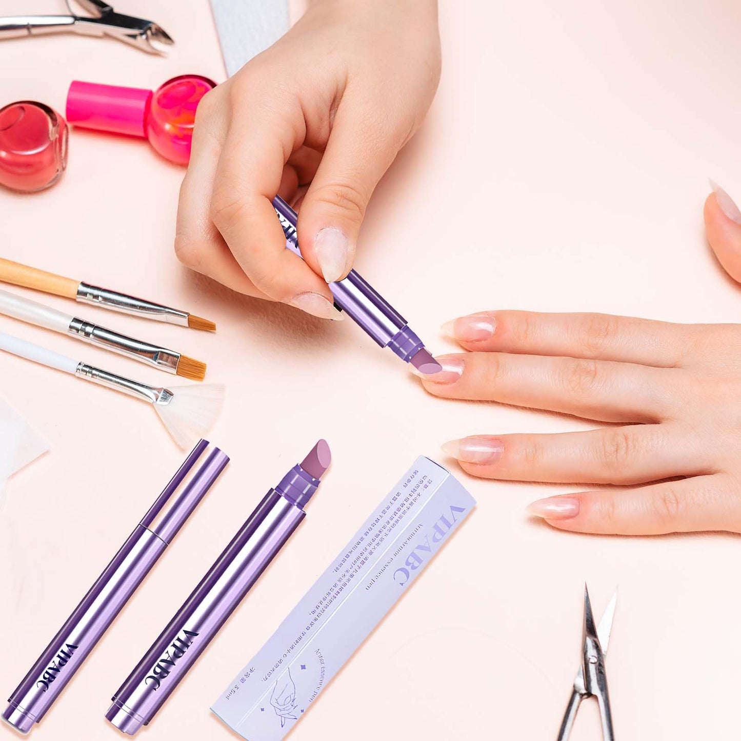 Roioiow 3 in 1 Cuticle Oil Pen for Nail Care with Scented - 3 Pack Cuticle Remover & Nail Treatment for Hangnails, Dry,Damaged Nails, Ideal for Home Salon Travel