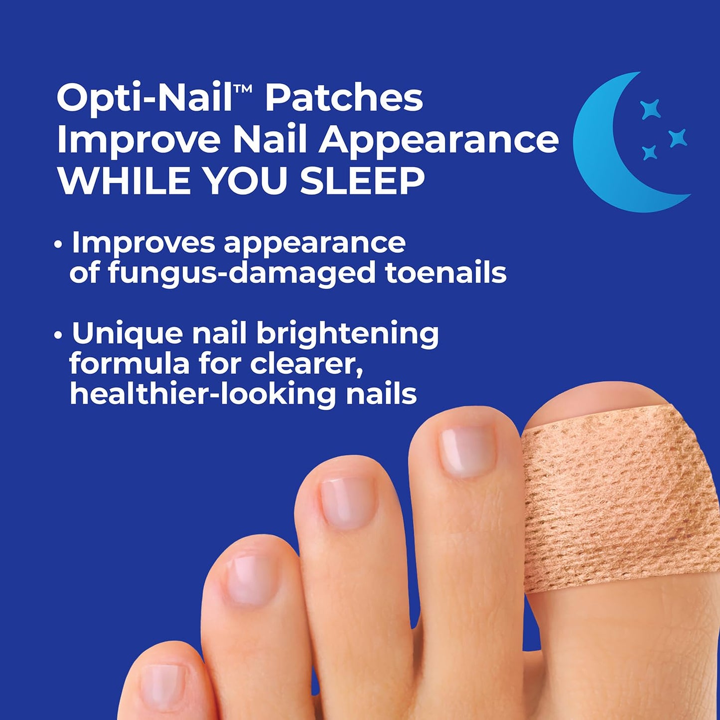 Opti-Nail Renewal Patches - Improve Nail Appearance Overnight | 21 Night-Time Patches