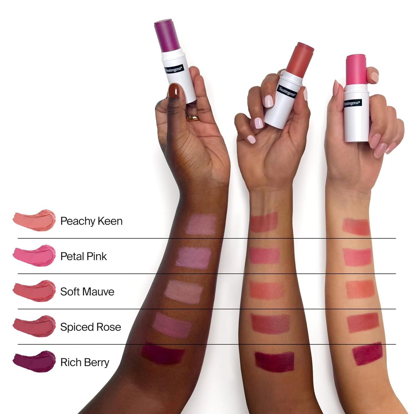 Neutrogena Healthy Glow Blush Stick - Ultra Creamy Cheek Color with Mango Butter | Peachy Keen, 0.3 oz