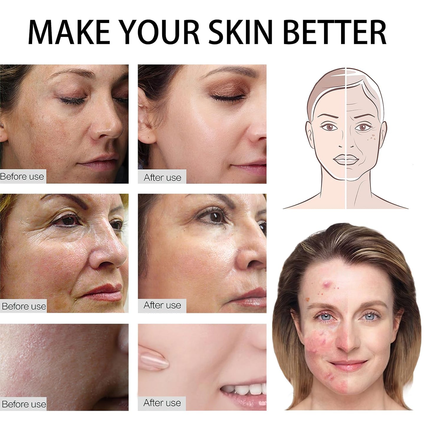 Home Use Electric Pen Machine, Professional Makeup Skin Care Beauty Kit for Women Men