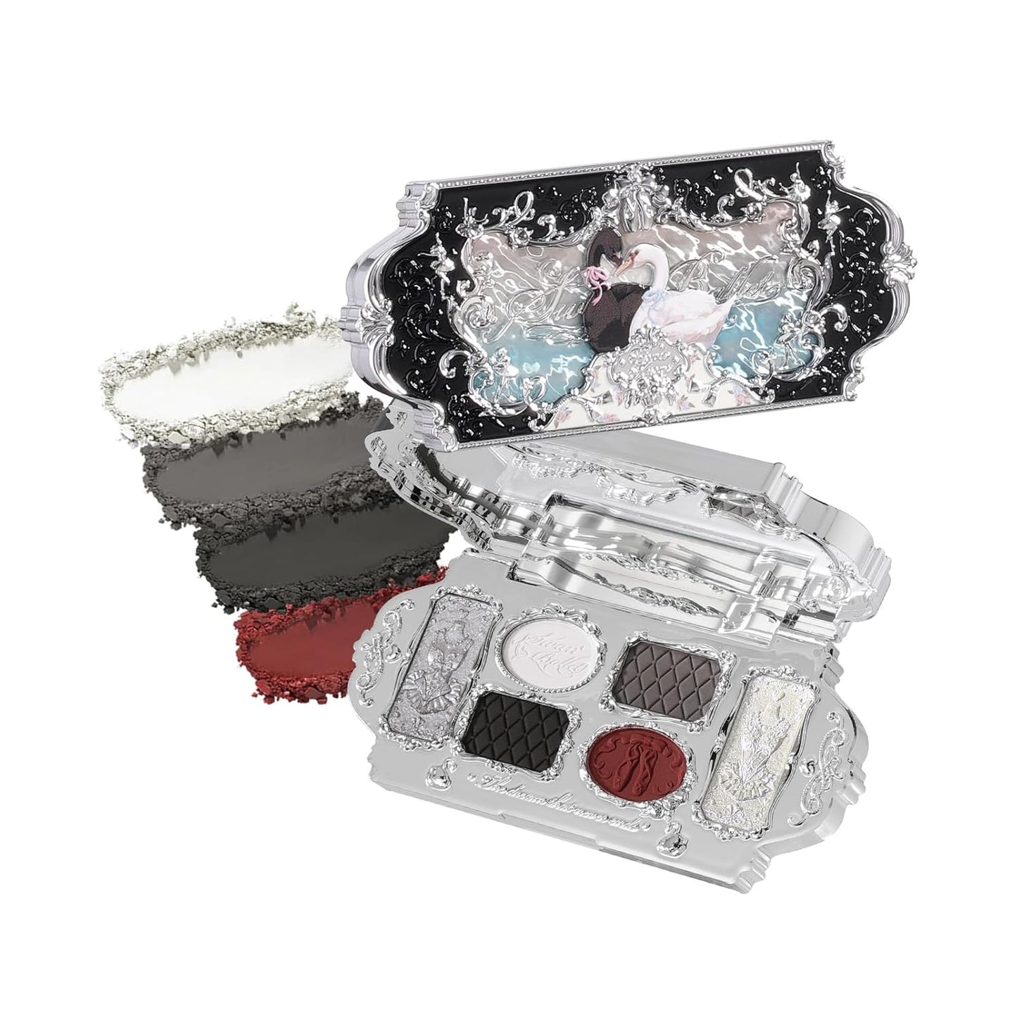 Swan Ballet Six-Color Makeup Palette - Neutral Pink Shades with 4 Matte & 2 Shimmer | 0.23 Oz