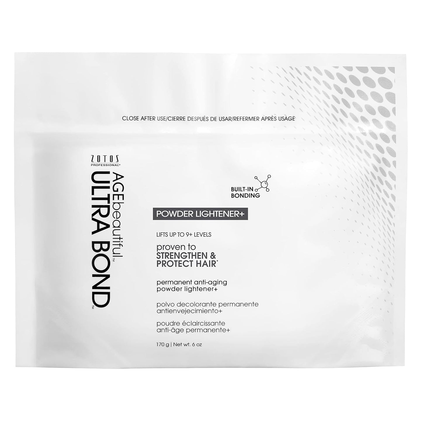AGE Beautiful Permanent Powder Hair Lightener - Ultra Bond Formula, Lifts 9+ Levels for Professional Highlights