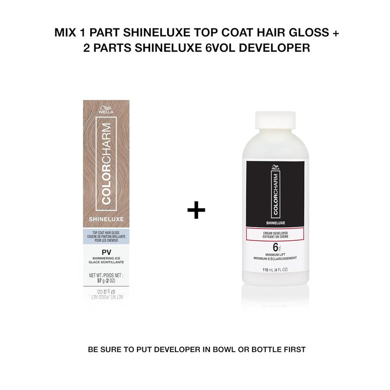 ShineLuxe Hair Gloss Collection - Vibrant Hair Color & Cream Developer | Restores Shine & Smoothness | Vegan & Ammonia-Free