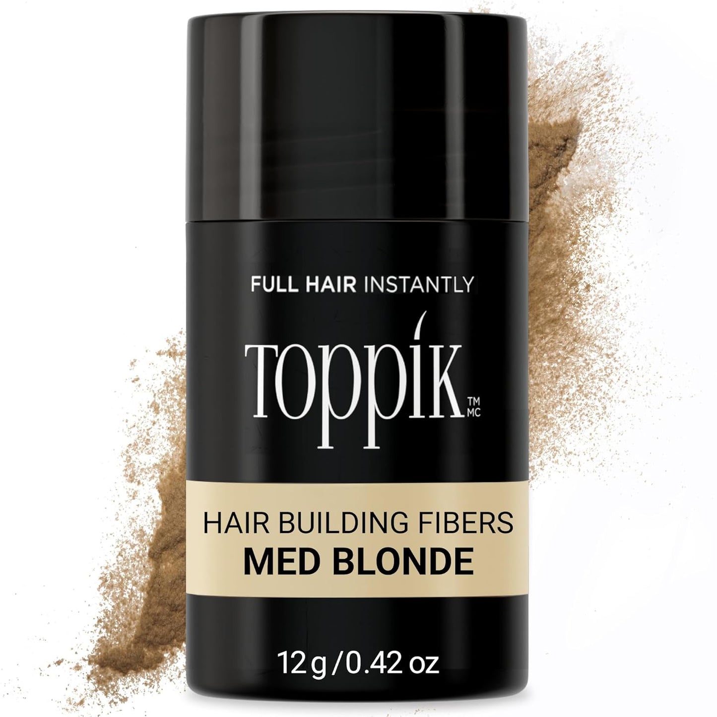 Toppik Hair Building Fibers - Instantly Thicker & Fuller Hair | 9 Shades, 4 Sizes Available