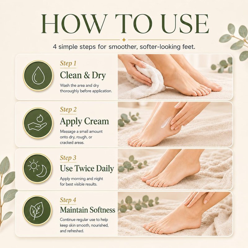 MOOM Foot Spa Cream – 100% Natural Foot Renewal, foot cream infused with Essential Oils for Soft, Smooth Feet, Moisturizer for Dry, Cracked Heels,Feet,Knees,Elbows,Hands (1oz) (2 Pack)