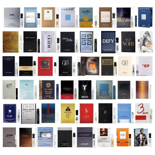 Designer Cologne Sample Vials for Men - 11 Premium Scents | Travel-Friendly Selection