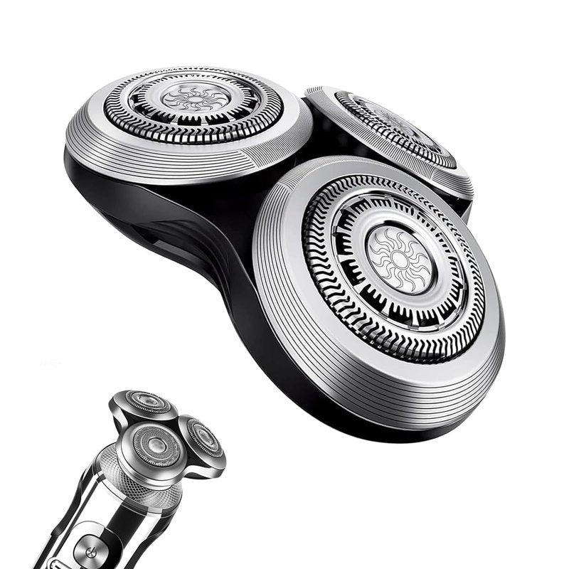 New Silvery SH90/80/70 One Blade Replacement Heads Compatible with Philips Norelco S9000/8000/7000 ，Fit for 9XXX,7310,7340,7530,7740,7880, 7950 etc (Silvery)