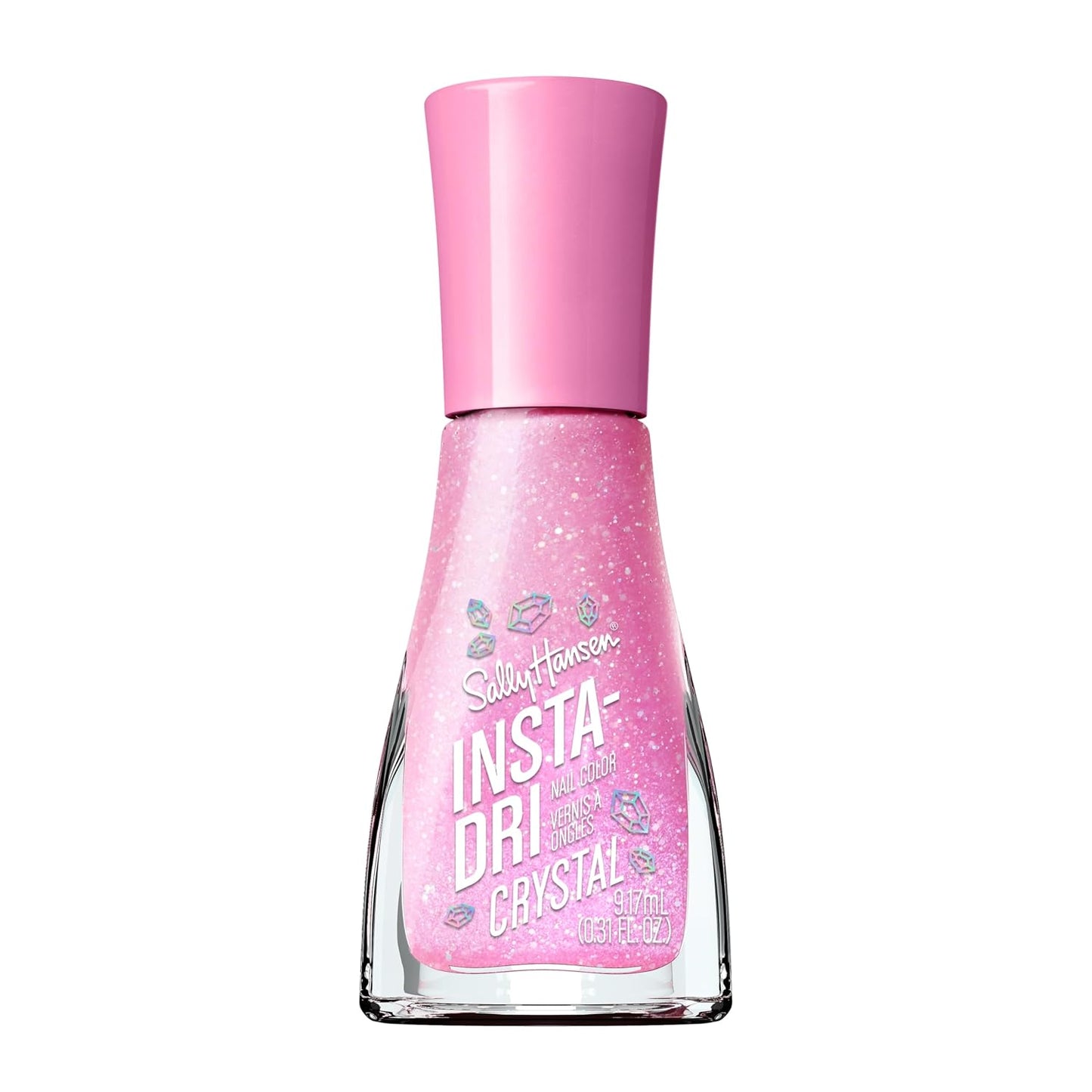 Sally Hansen Nail Polish - Dragon Fruit Crush | Quick-Dry Satin-Matte Finish, One-Coat Application, 0.31oz
