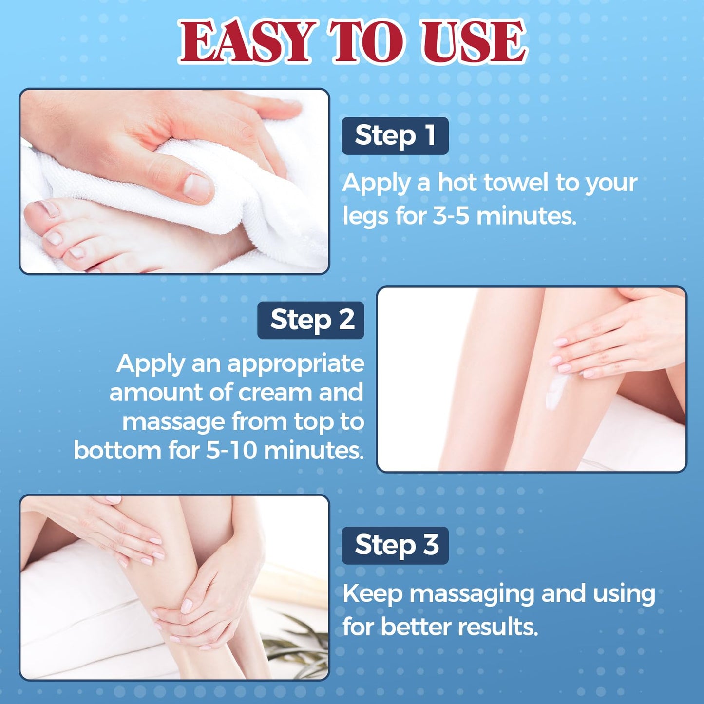 Bellisinno Varicose Veins Treatment for Legs, Varicose Veins Cream for Spider Veins, Relaxing Leg Cream Formula to Improve Circulation, Soothe Tired Legs and Reduce Heaviness