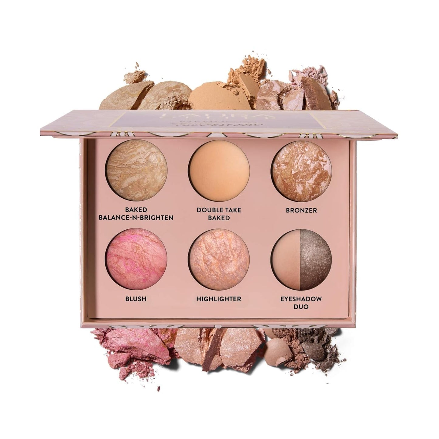 Laura Geller Baked Icons Complete Face Palette - All-in-One Makeup for Mature Skin | Porcelain Finish