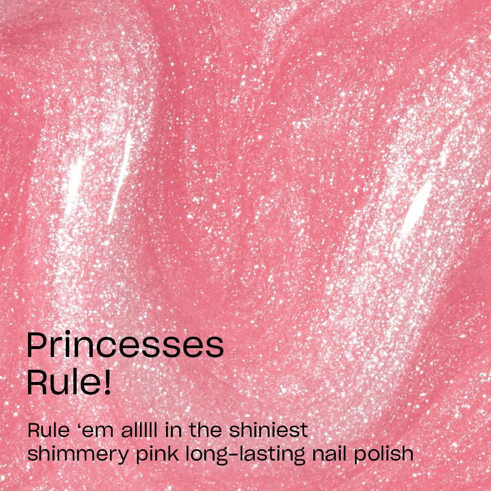 OPI Infinite Shine Nail Polish - Princesses Rule! Sheer Soft Pink Shimmer | Vegan, Long-Lasting, Streak-Free