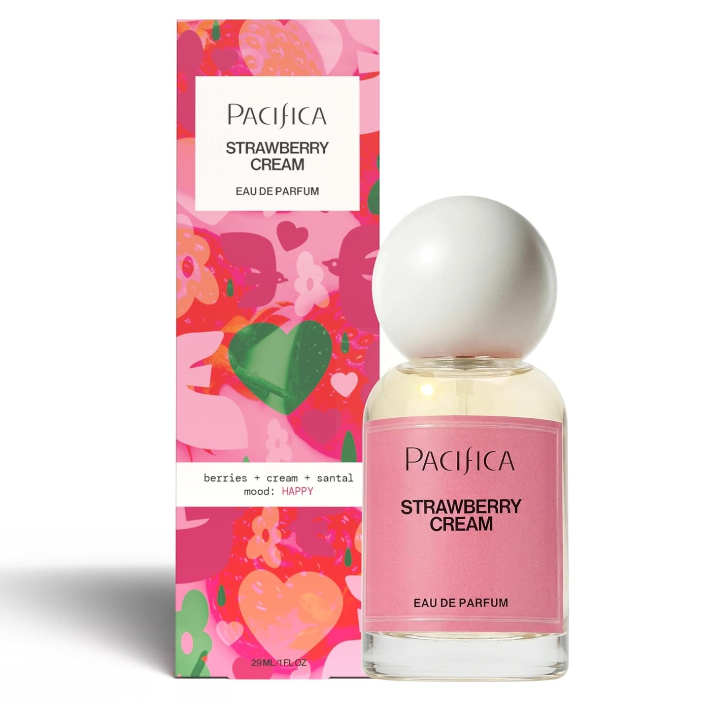 Pacifica Vanilla Whip Eau de Parfum - Sweet Gourmand Women's Fragrance | Long-Lasting Warm Sugar Almond Scent | Vegan & Cruelty-Free 1oz