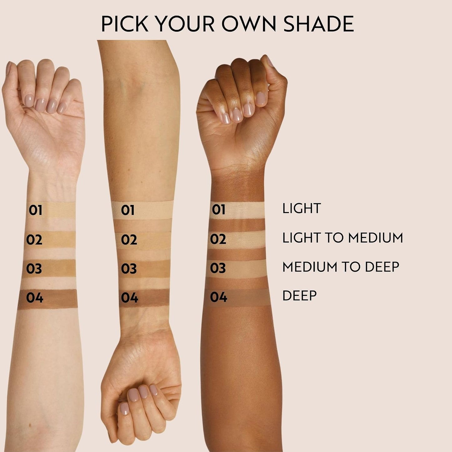 M. Asam Magic Finish Make-Up Mousse - 4-in-1 Primer, Foundation & Concealer | Vegan, Buildable Coverage for Light to Medium Skin Tones (1.01 Fl Oz)