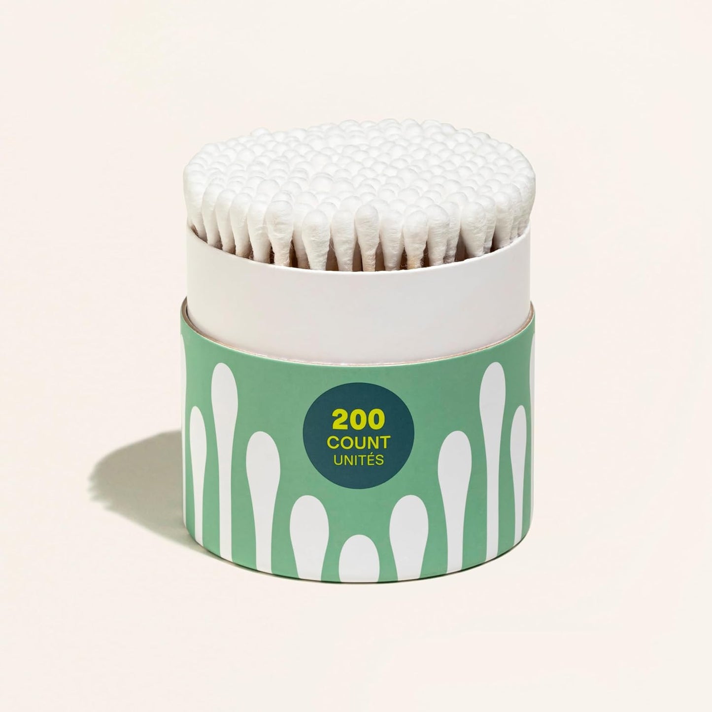 Organic Bamboo Cotton Swabs - 200 Count Hypoallergenic, Soft & Gentle Buds | Chlorine-Free Natural Cotton