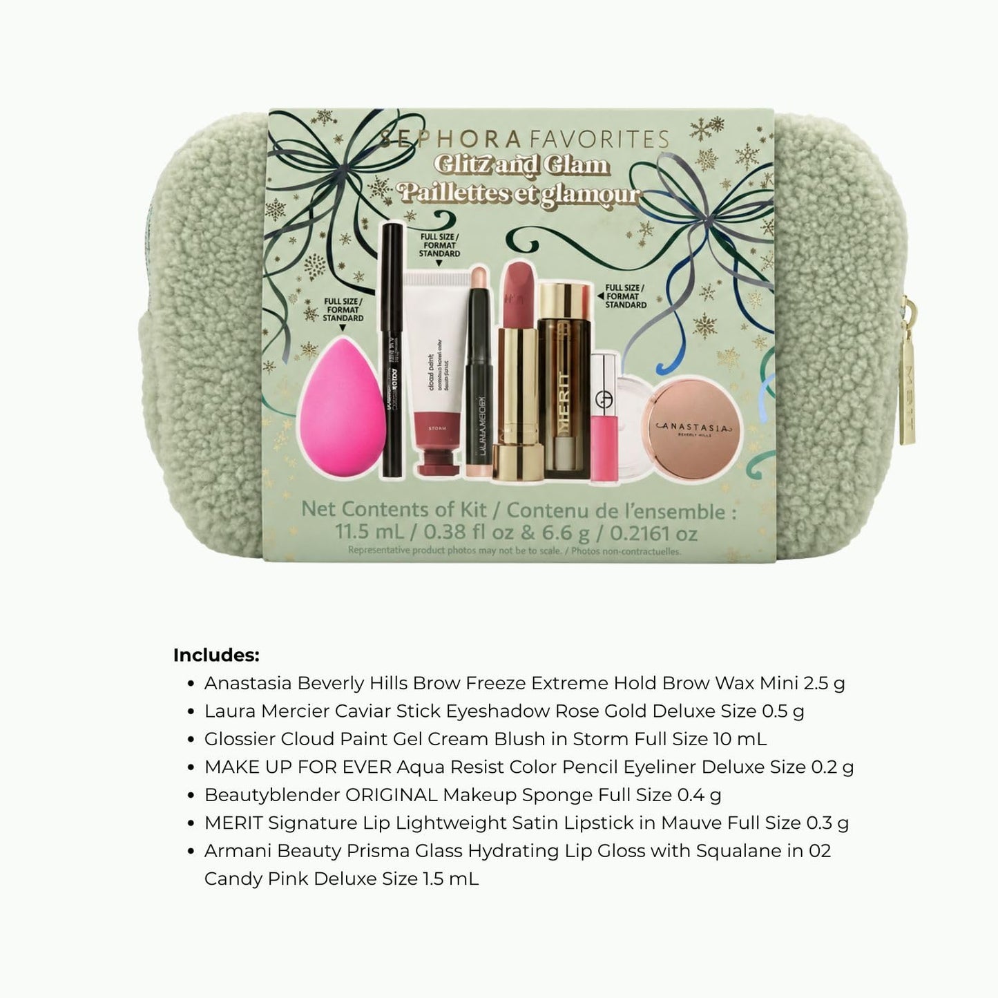 Sephora Glitz and Glam 8 Piece Makeup Set
